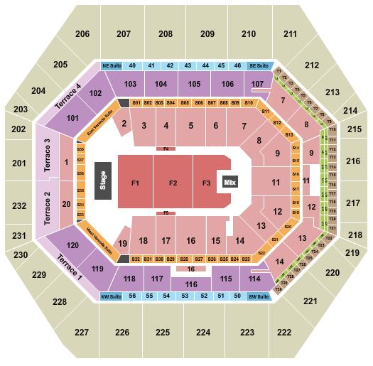 Gainbridge Fieldhouse Katt Williams Seating Chart